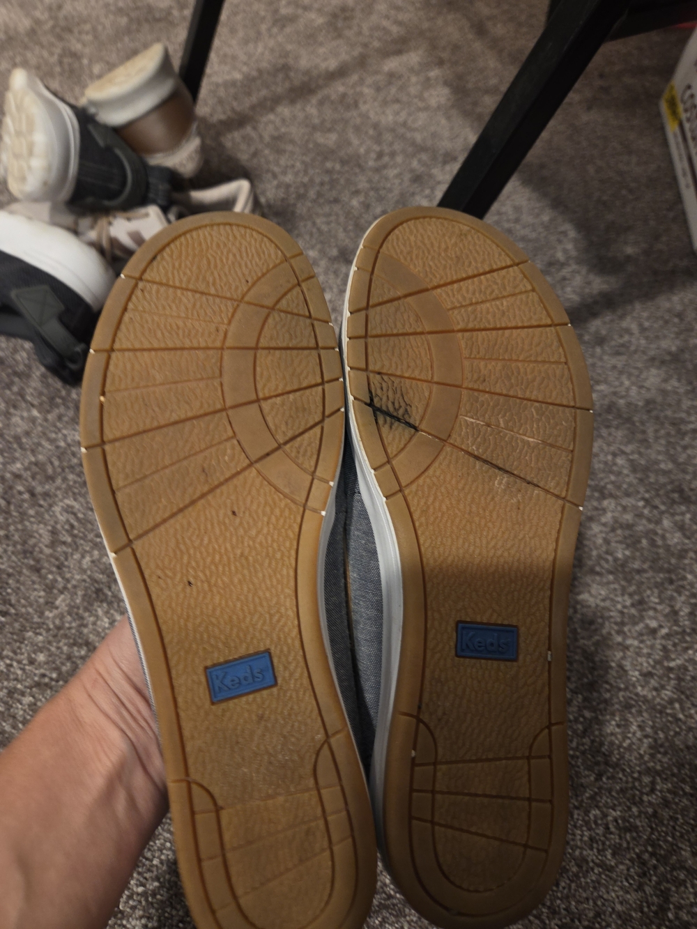 Womens size 7.5 keds boat shoes slip on - Picture 3 of 4